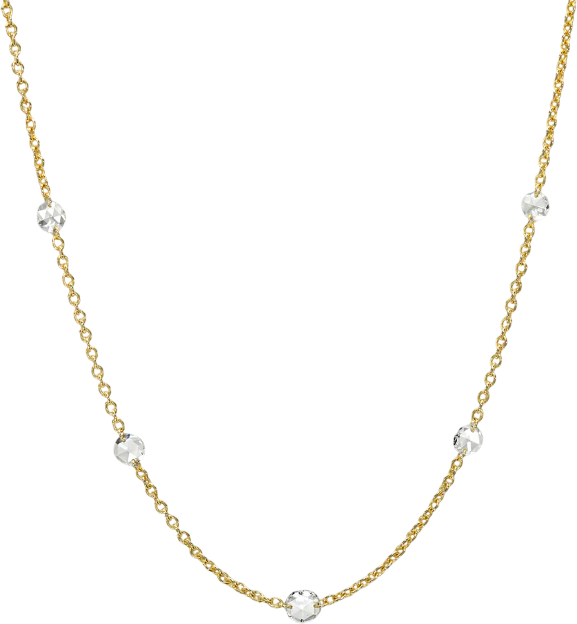 Eau de Rose Cut Cosima 5 Diamond Choker